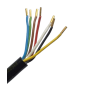 PRZEWÓD SPIRALNY 7-ŻYŁ 6x0,75+1x1 mm DŁUGOŚĆ 1,8-2m 7 PIN 12V-24V KABEL SPRĘŻYNOWY